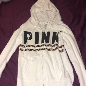 Pink Zip Up Hoodie